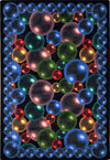 Joy Carpets Kaleidoscope Bubbles Rainbow Area Rug