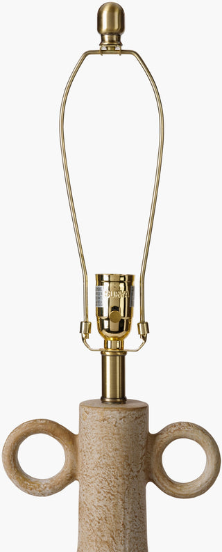 Surya Brava BVA-002 Beige Lamp Detail