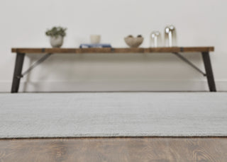 Ancient Boundaries Fog FOG-1215 Grey/White Stri� Area Rug Alternative Image