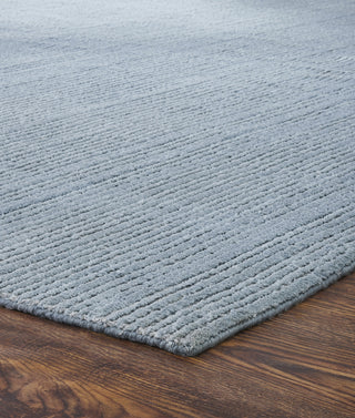Ancient Boundaries Fog FOG-1216 Spa Blue Area Rug Corner Image