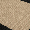 Colonial Mills Bayswater BY13 Black Area Rug Closeup Image