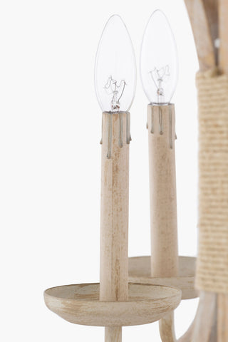 Surya Braylee BYE-002 White Lamp Detail