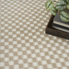 Nourison Care Free CAF02 Beige Area Rug Corner Image