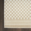 Nourison Care Free CAF02 Beige Area Rug Detail Image