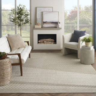 Nourison Care Free CAF02 Beige Area Rug Room Image Feature