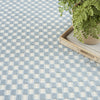 Nourison Care Free CAF02 Blue Area Rug Corner Image
