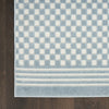 Nourison Care Free CAF02 Blue Area Rug Detail Image