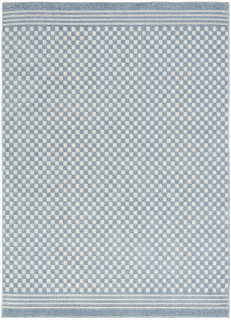 Nourison Care Free CAF02 Blue Area Rug main image