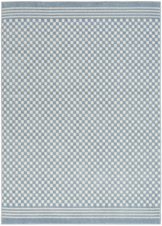 Nourison Care Free CAF02 Blue Area Rug main image