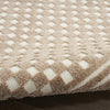 Nourison Care Free CAF02 Brown Area Rug Corner Image