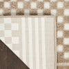 Nourison Care Free CAF02 Brown Area Rug Corner Image