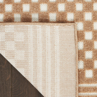 Nourison Care Free CAF02 Copper Area Rug Corner Image
