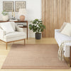 Nourison Care Free CAF02 Copper Area Rug Room Image Feature