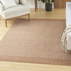 Nourison Care Free CAF02 Copper Area Rug Corner Image