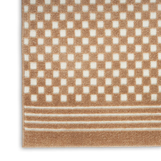 Nourison Care Free CAF02 Copper Area Rug Texture Image