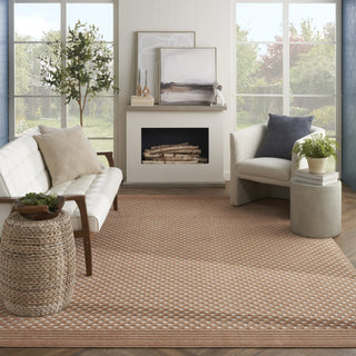 Nourison Care Free CAF02 Copper Area Rug Room Image Feature