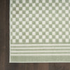 Nourison Care Free CAF02 Green Area Rug Detail Image