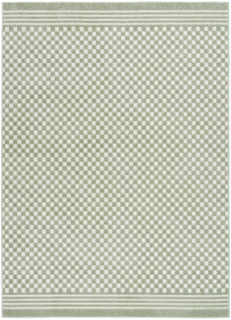 Nourison Care Free CAF02 Green Area Rug main image