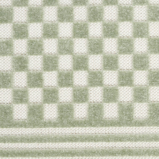 Nourison Care Free CAF02 Green Area Rug Swatch Image