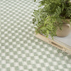 Nourison Care Free CAF02 Green Area Rug Corner Image