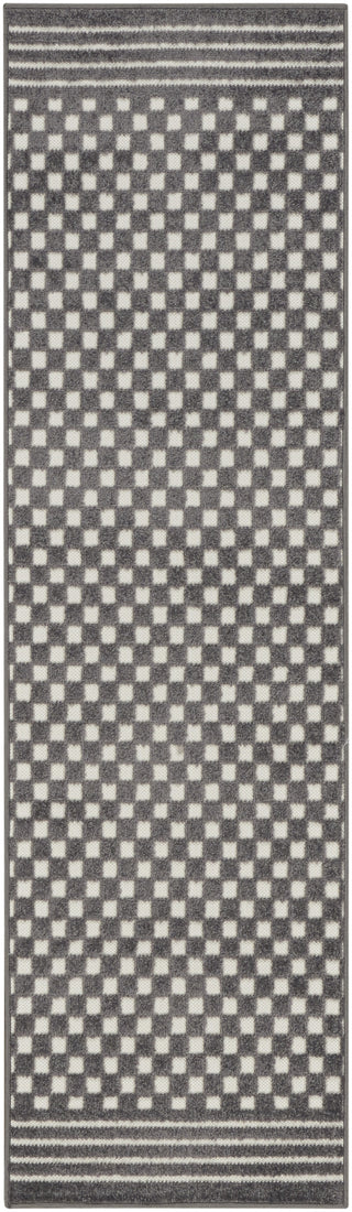 Nourison Care Free CAF02 Grey Area Rug main image