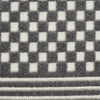 Nourison Care Free CAF02 Grey Area Rug Swatch Image