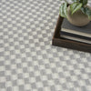 Nourison Care Free CAF02 Light Grey Area Rug Corner Image