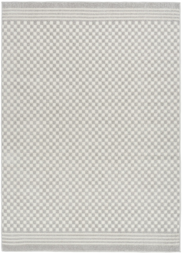 Nourison Care Free CAF02 Light Grey Area Rug main image