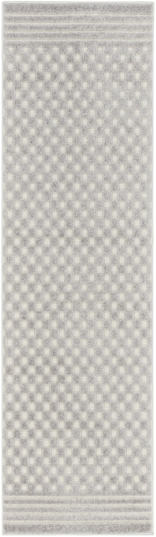 Nourison Care Free CAF02 Light Grey Area Rug Main Image