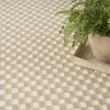 Nourison Care Free CAF02 Taupe Area Rug Corner Image