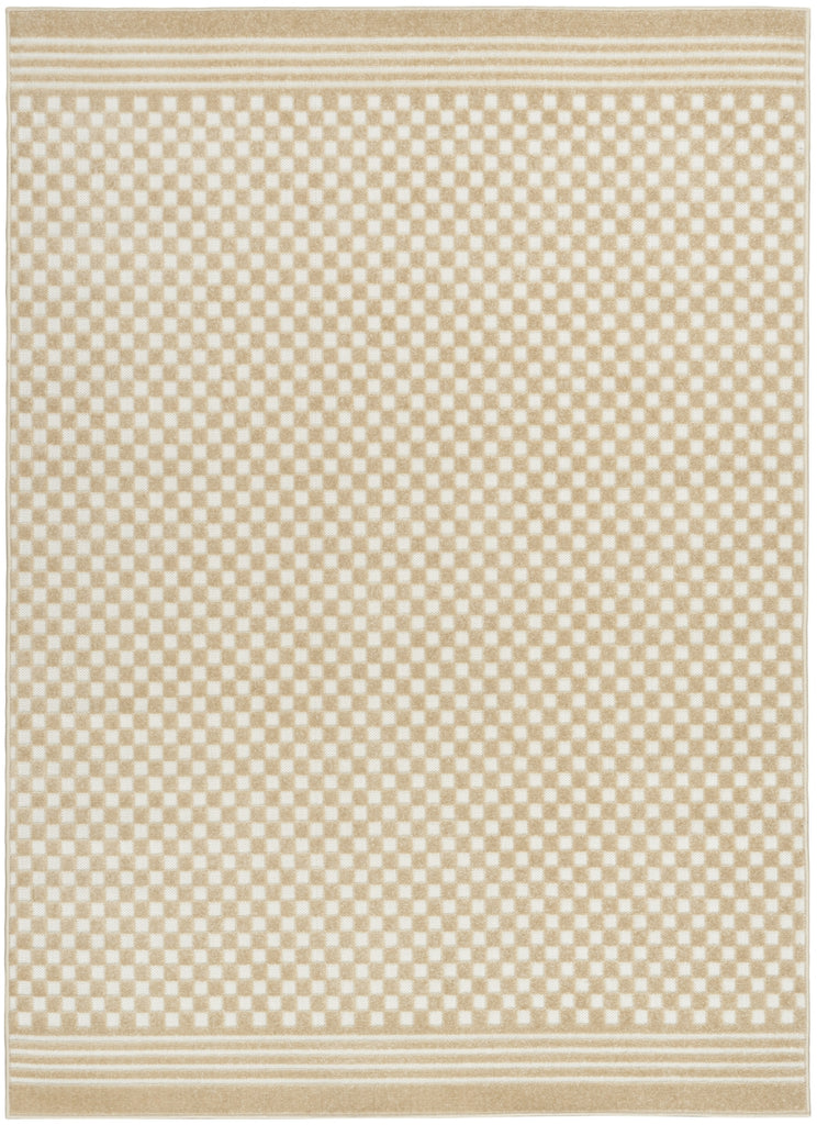 Nourison Care Free CAF02 Taupe Area Rug main image
