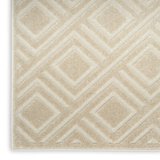 Nourison Care Free CAF03 Beige Area Rug Texture Image