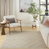 Nourison Care Free CAF03 Beige Area Rug Room Image Feature