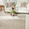 Nourison Care Free CAF03 Beige Area Rug Corner Image