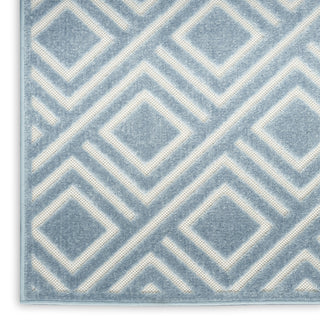 Nourison Care Free CAF03 Blue Area Rug Texture Image