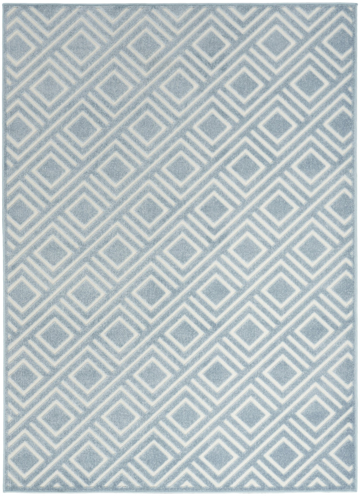 Nourison Care Free CAF03 Blue Area Rug main image