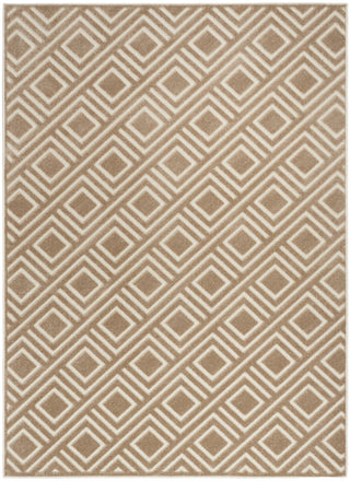 Nourison Care Free CAF03 Brown Area Rug main image