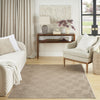 Nourison Care Free CAF03 Brown Area Rug Room Image Feature