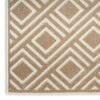 Nourison Care Free CAF03 Brown Area Rug Texture Image