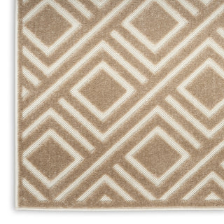 Nourison Care Free CAF03 Brown Area Rug Texture Image