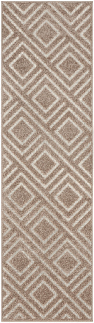 Nourison Care Free CAF03 Brown Area Rug Main Image