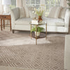 Nourison Care Free CAF03 Brown Area Rug Corner Image