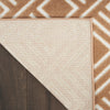 Nourison Care Free CAF03 Copper Area Rug Corner Image