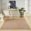 Nourison Care Free CAF03 Copper Area Rug Room Image Feature