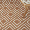 Nourison Care Free CAF03 Copper Area Rug Corner Image