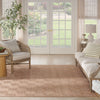Nourison Care Free CAF03 Copper Area Rug Room Image Feature