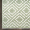 Nourison Care Free CAF03 Green Area Rug Detail Image