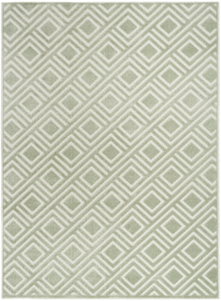 Nourison Care Free CAF03 Green Area Rug main image