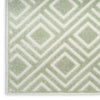 Nourison Care Free CAF03 Green Area Rug Texture Image