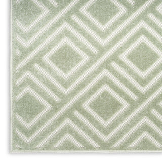 Nourison Care Free CAF03 Green Area Rug Texture Image